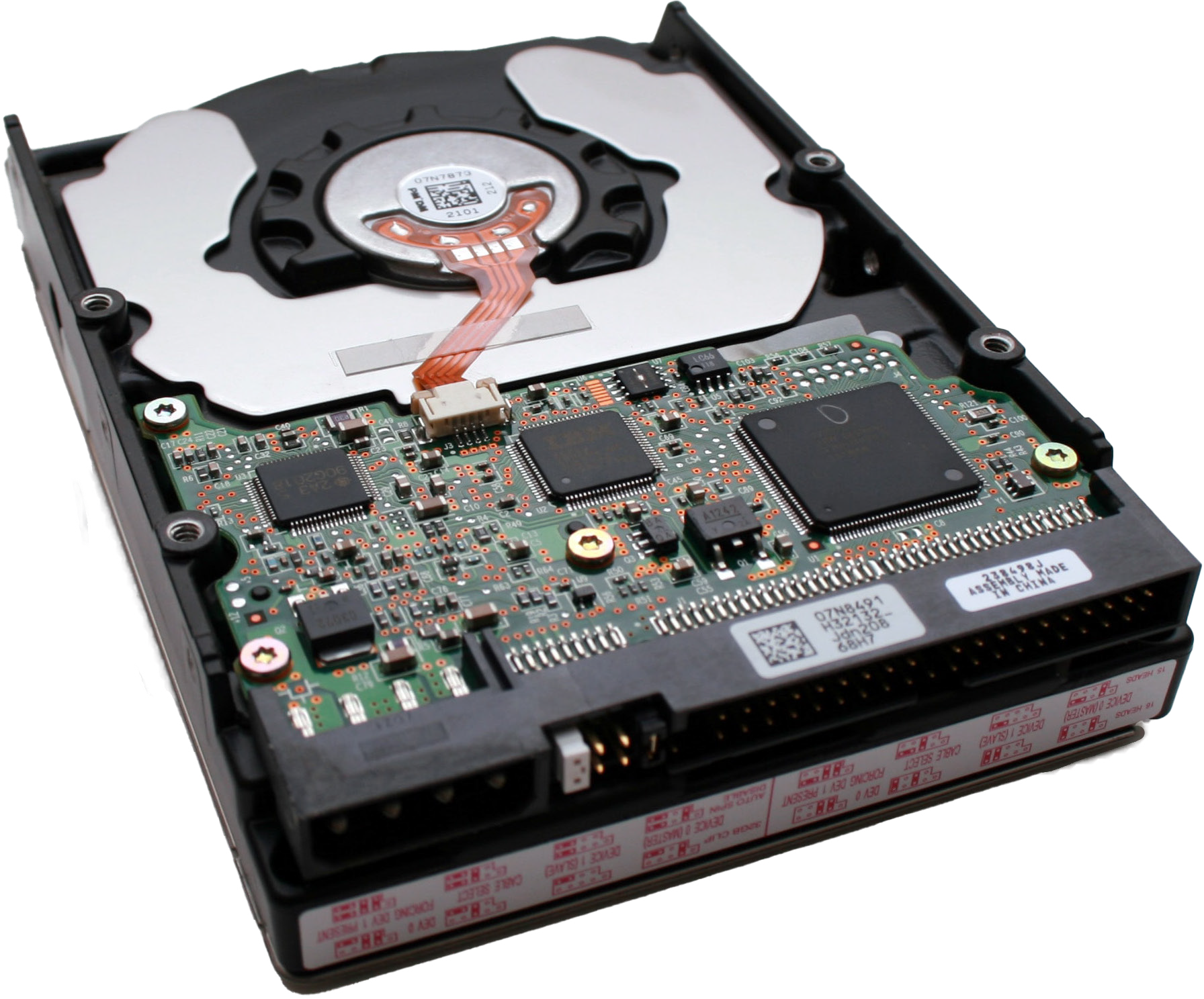 Hard drive degaussing